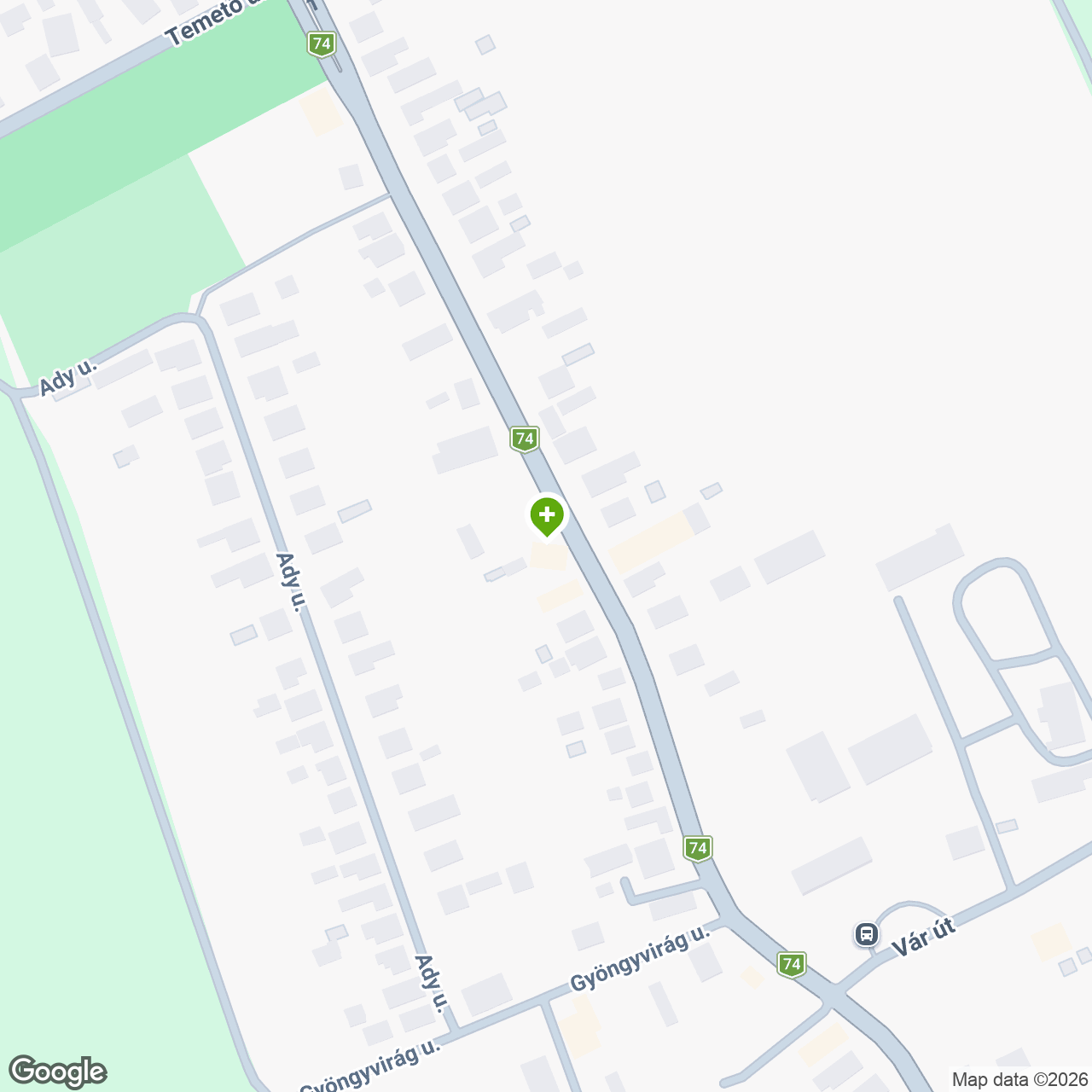 A gyógyszertár címe