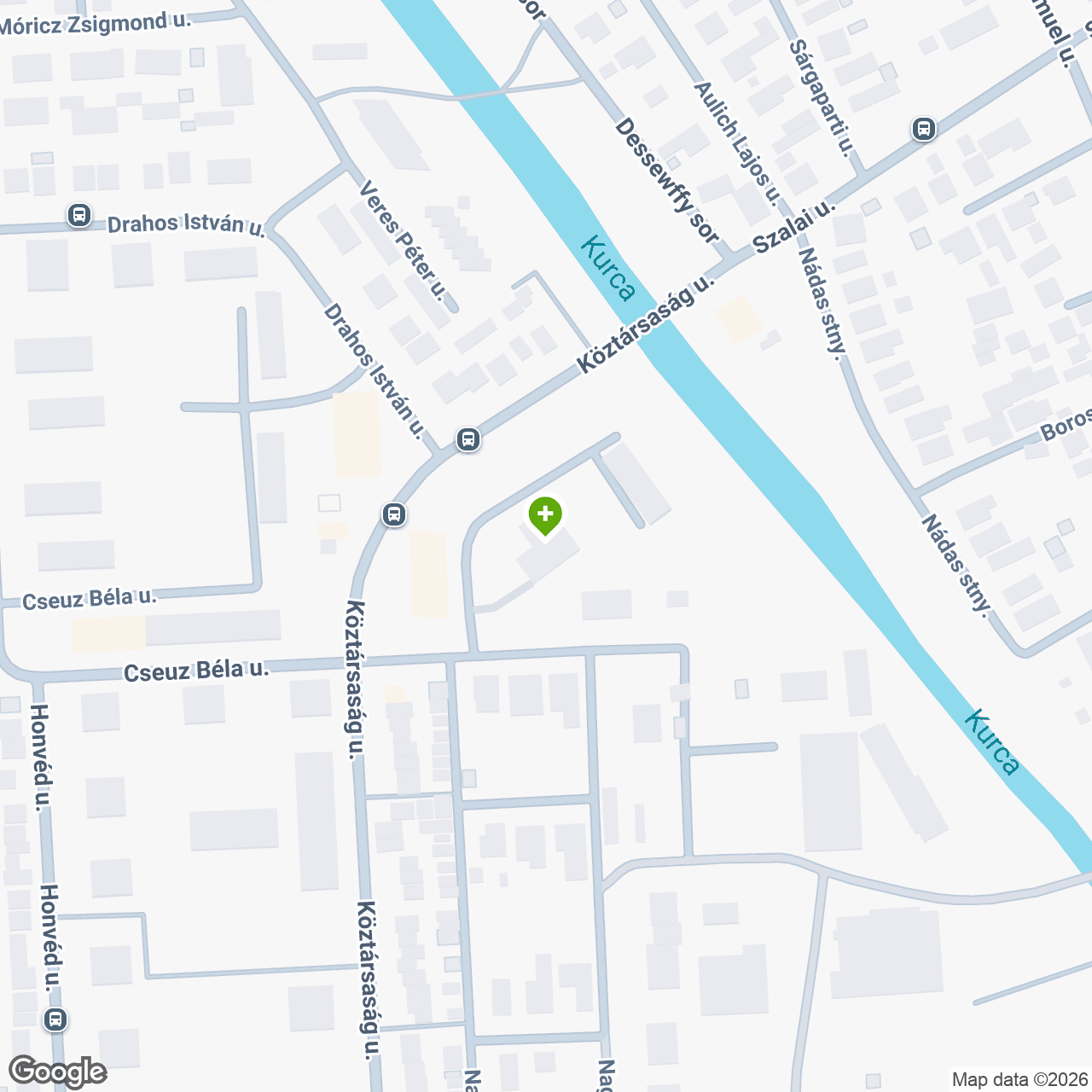 A gyógyszertár címe