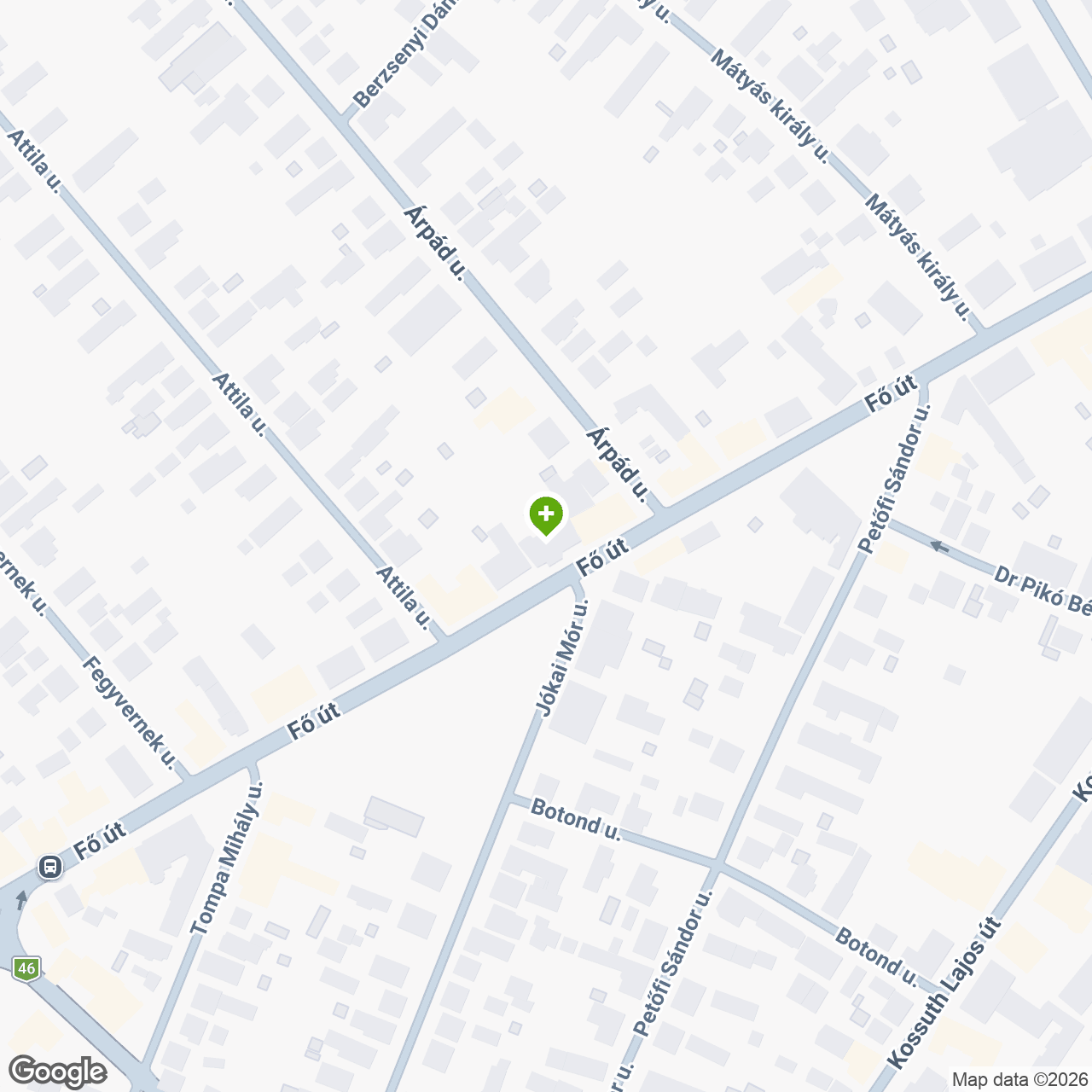 A gyógyszertár címe