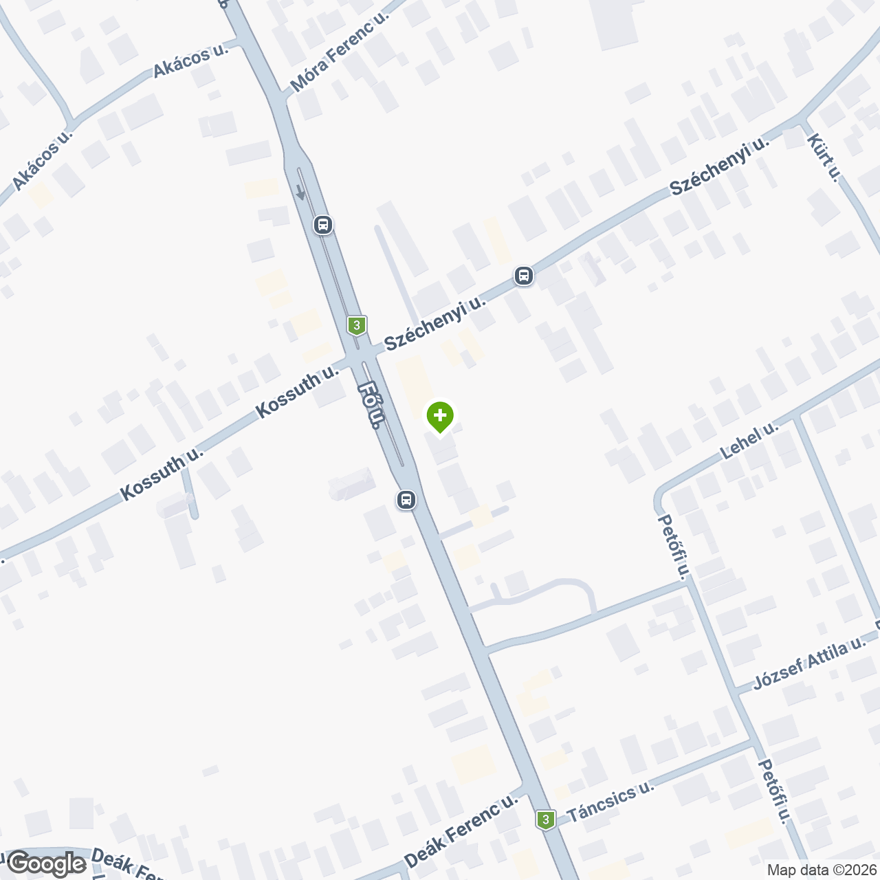 A gyógyszertár címe