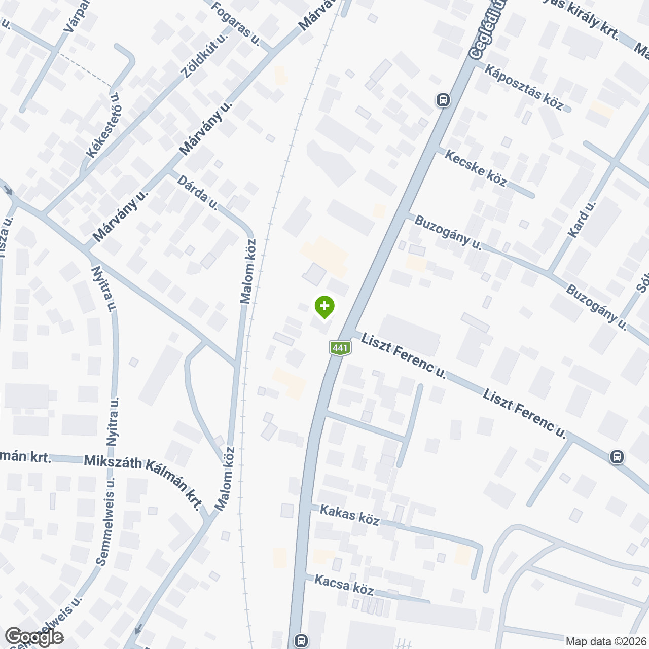 A gyógyszertár címe