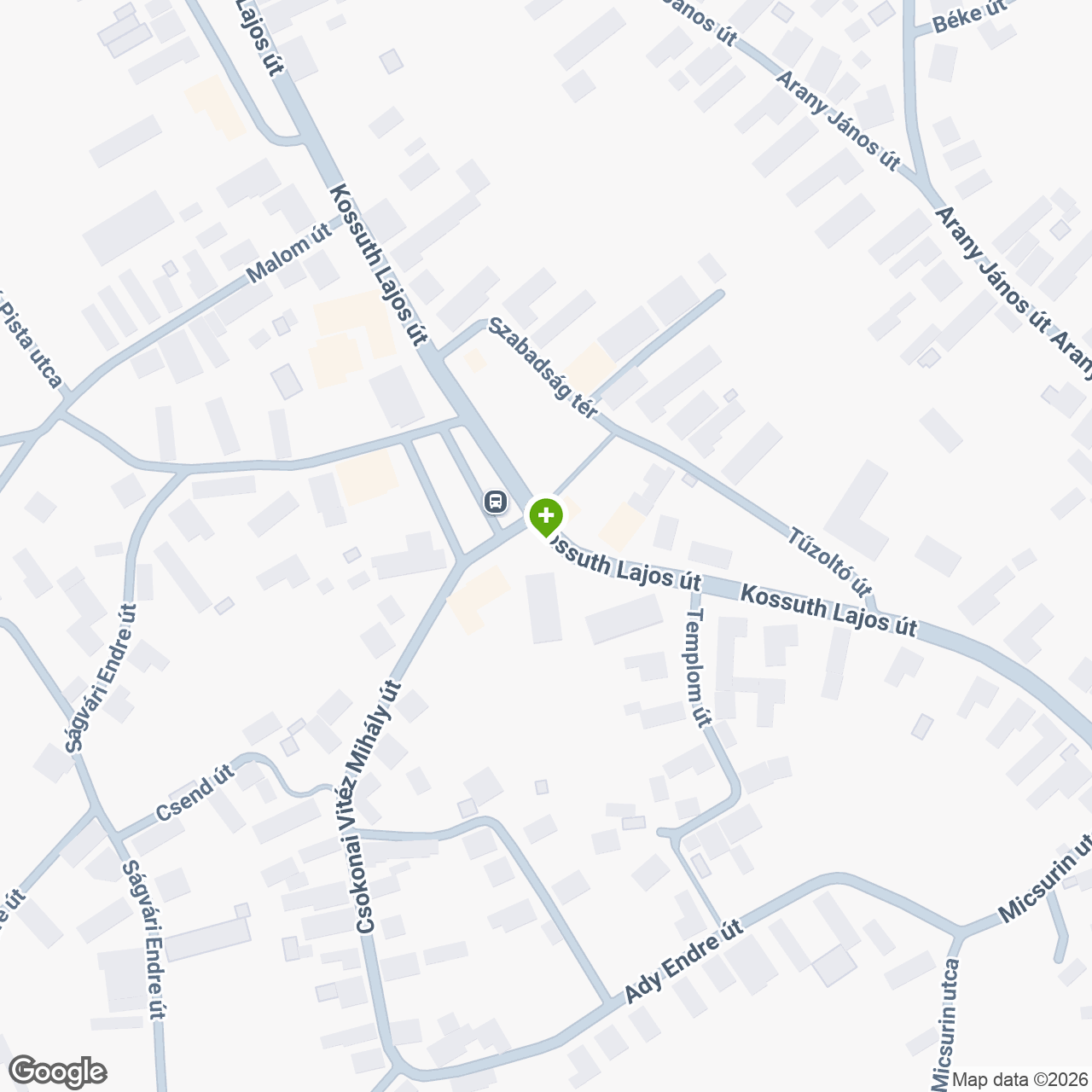 A gyógyszertár címe