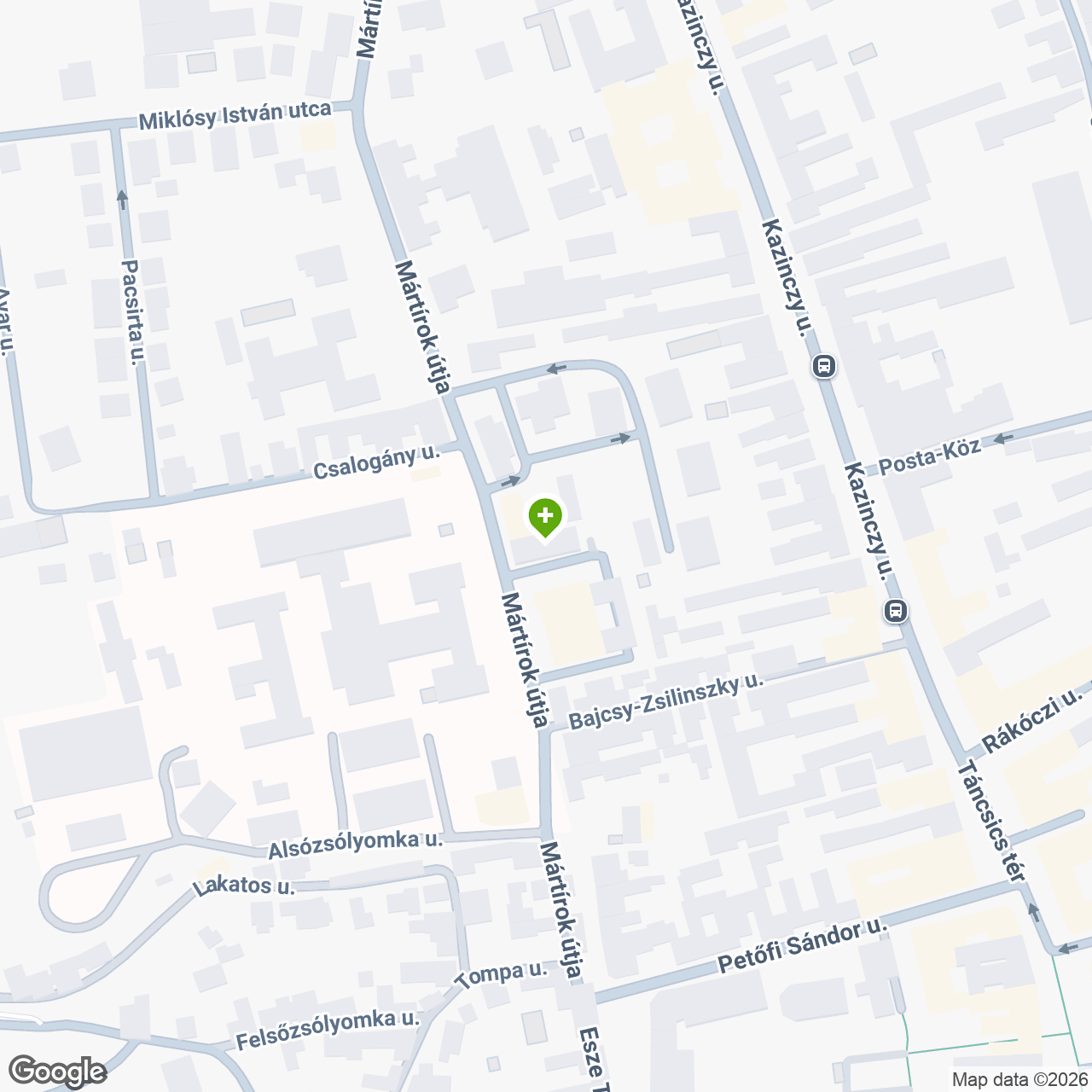 A gyógyszertár címe