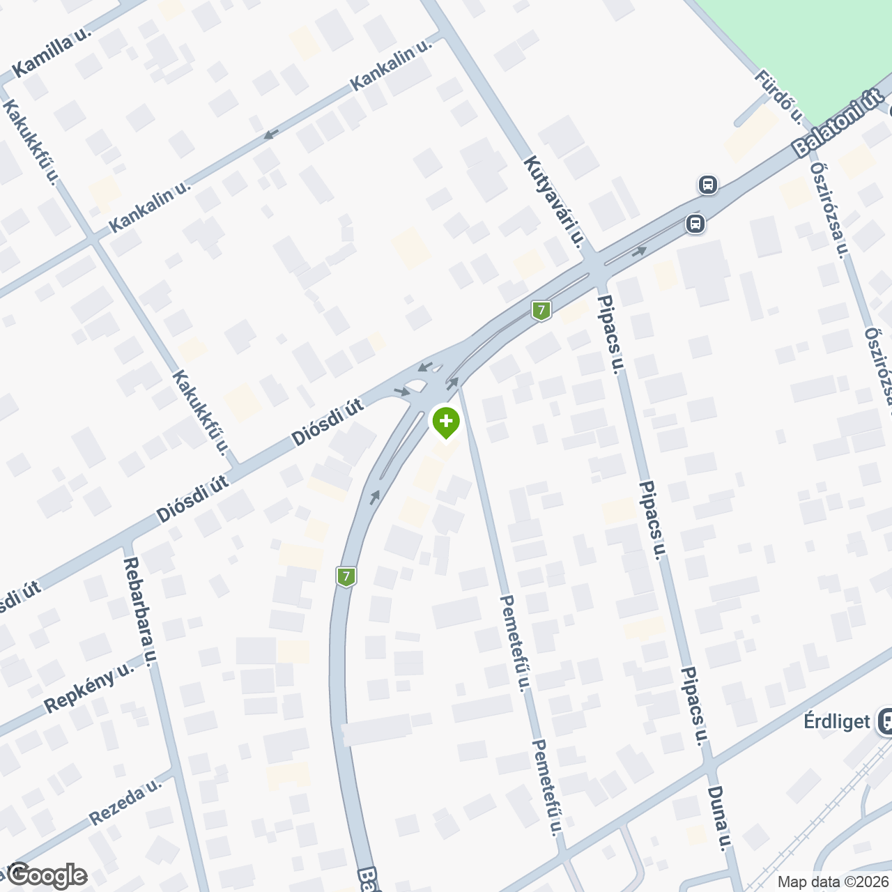 A gyógyszertár címe