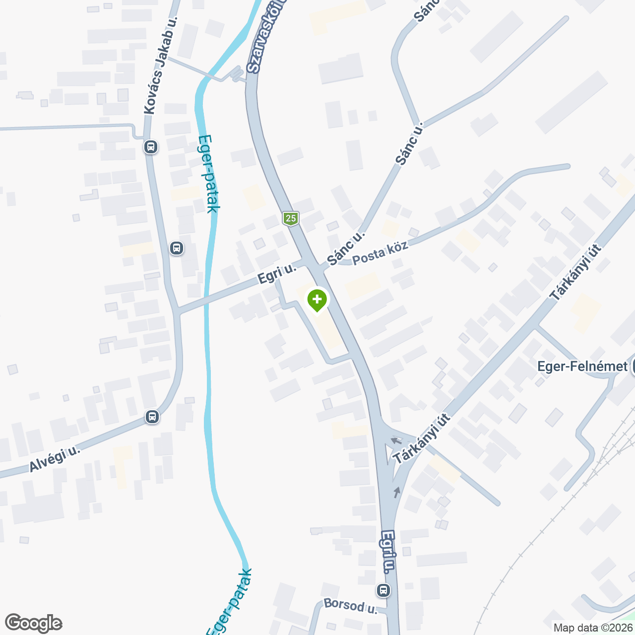 A gyógyszertár címe