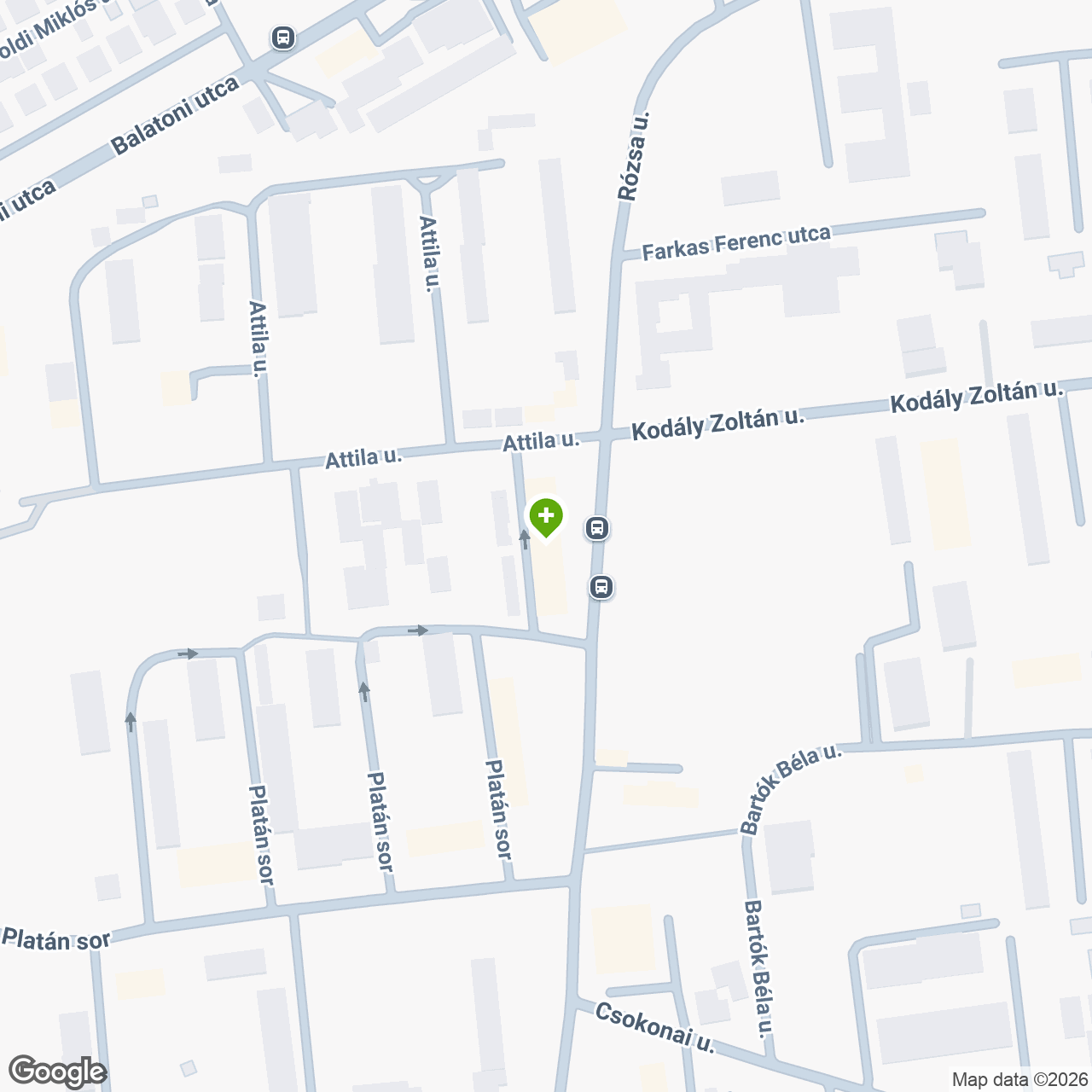 A gyógyszertár címe