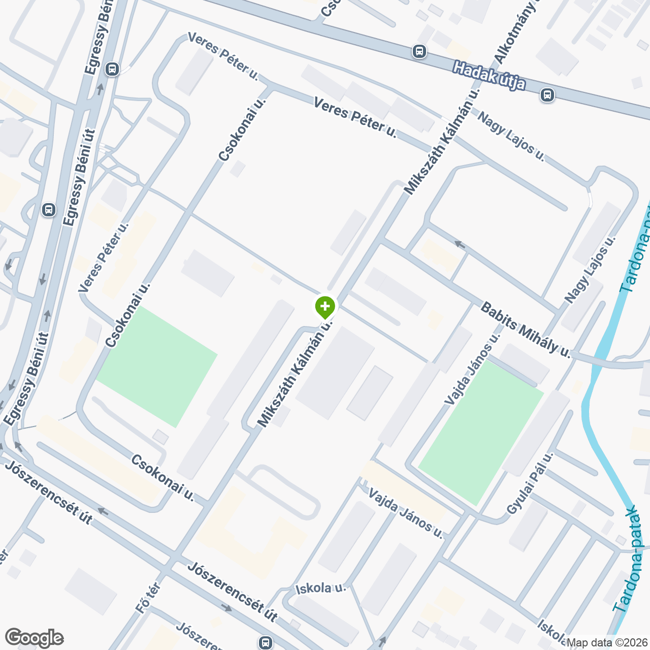 A gyógyszertár címe