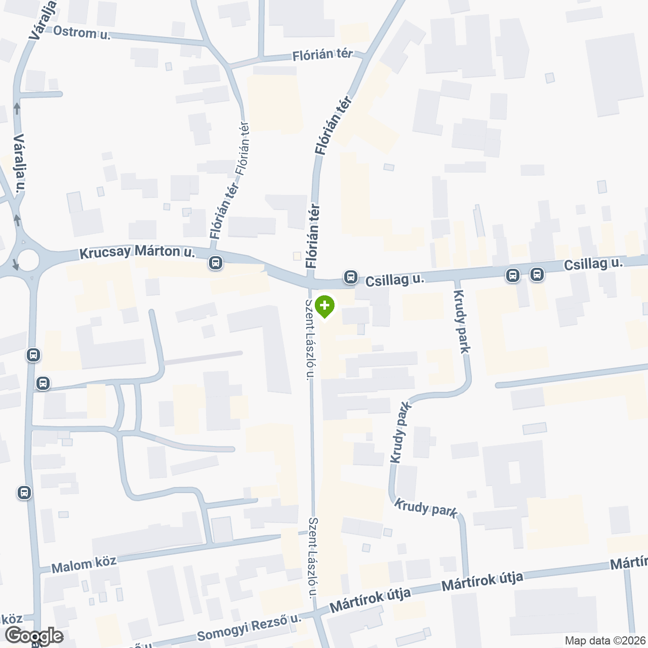 A gyógyszertár címe