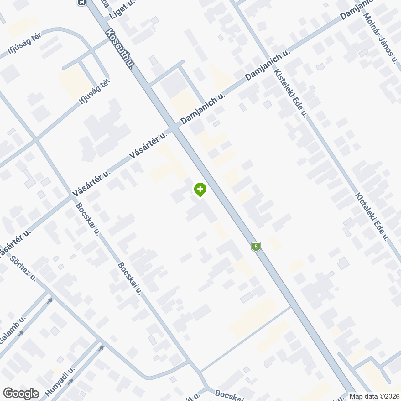 A gyógyszertár címe