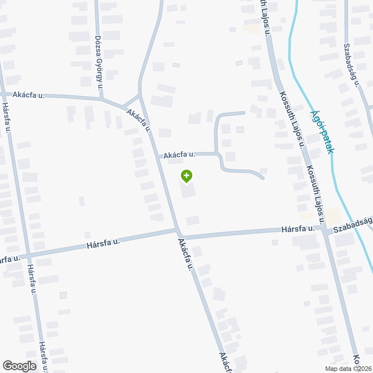 A gyógyszertár címe