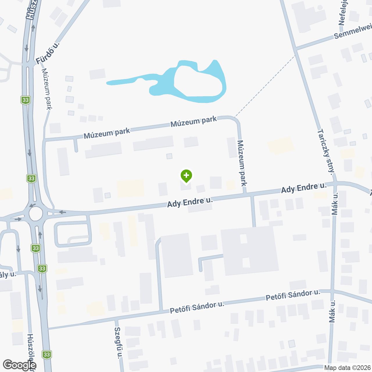 A gyógyszertár címe