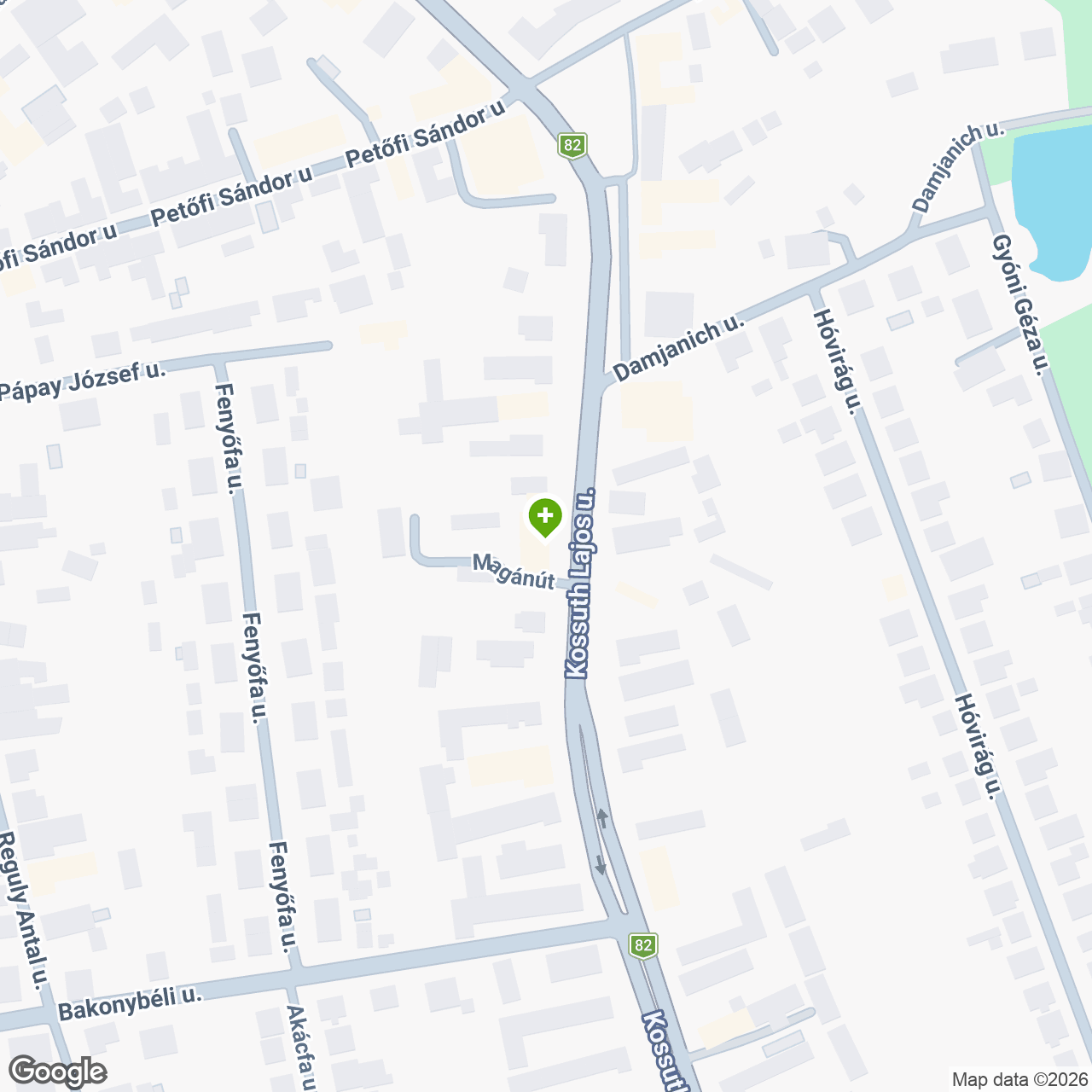 A gyógyszertár címe