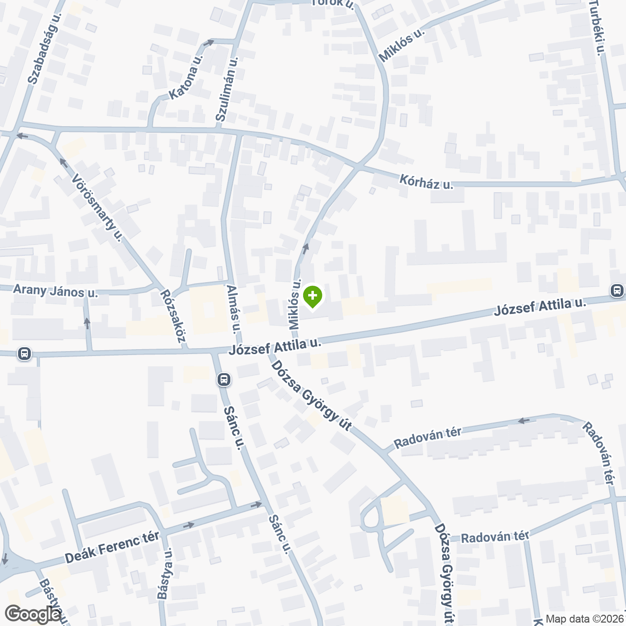 A gyógyszertár címe