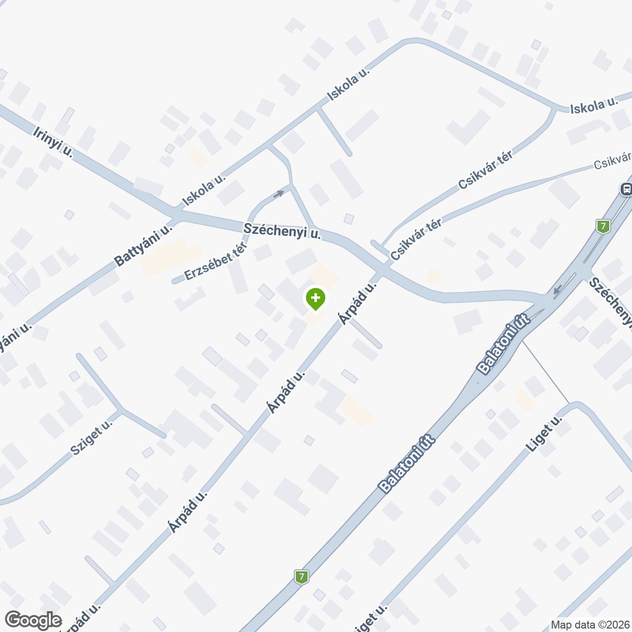 A gyógyszertár címe