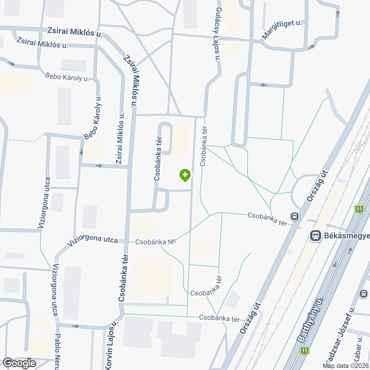 A gyógyszertár címe