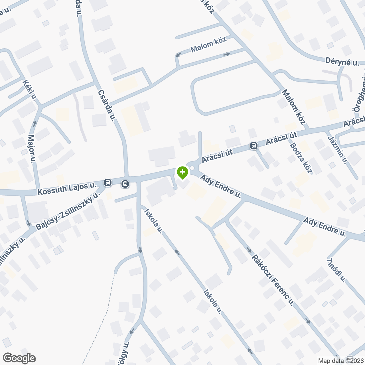 A gyógyszertár címe