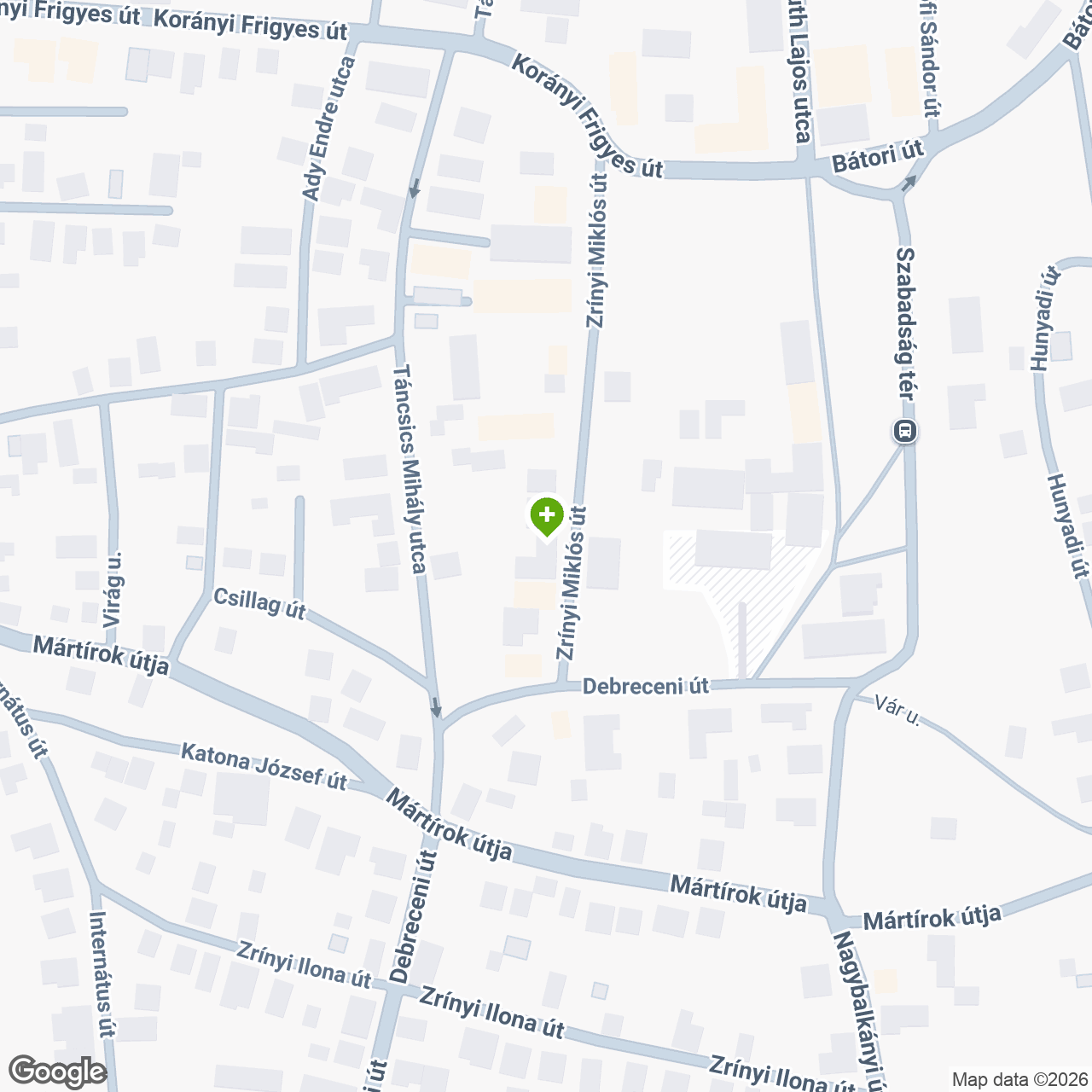 A gyógyszertár címe