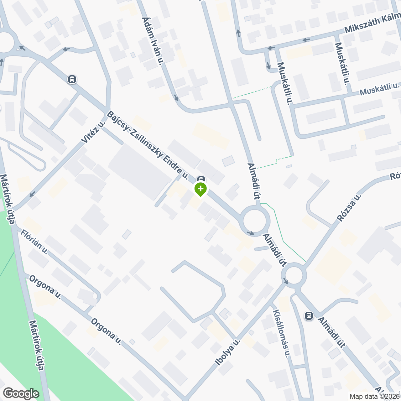 A gyógyszertár címe