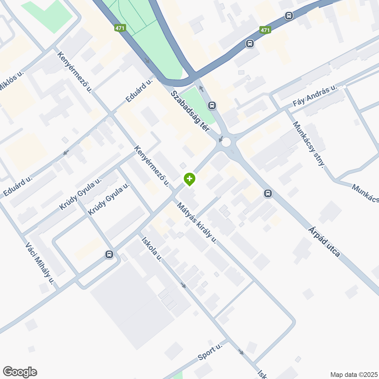 A gyógyszertár címe