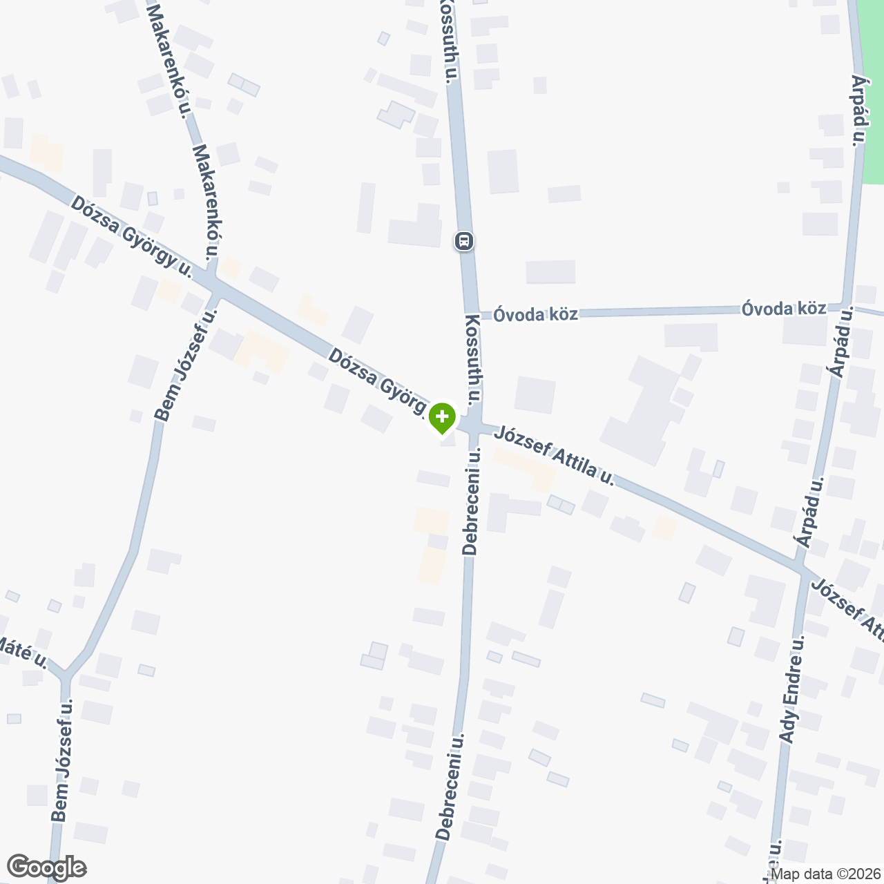 A gyógyszertár címe