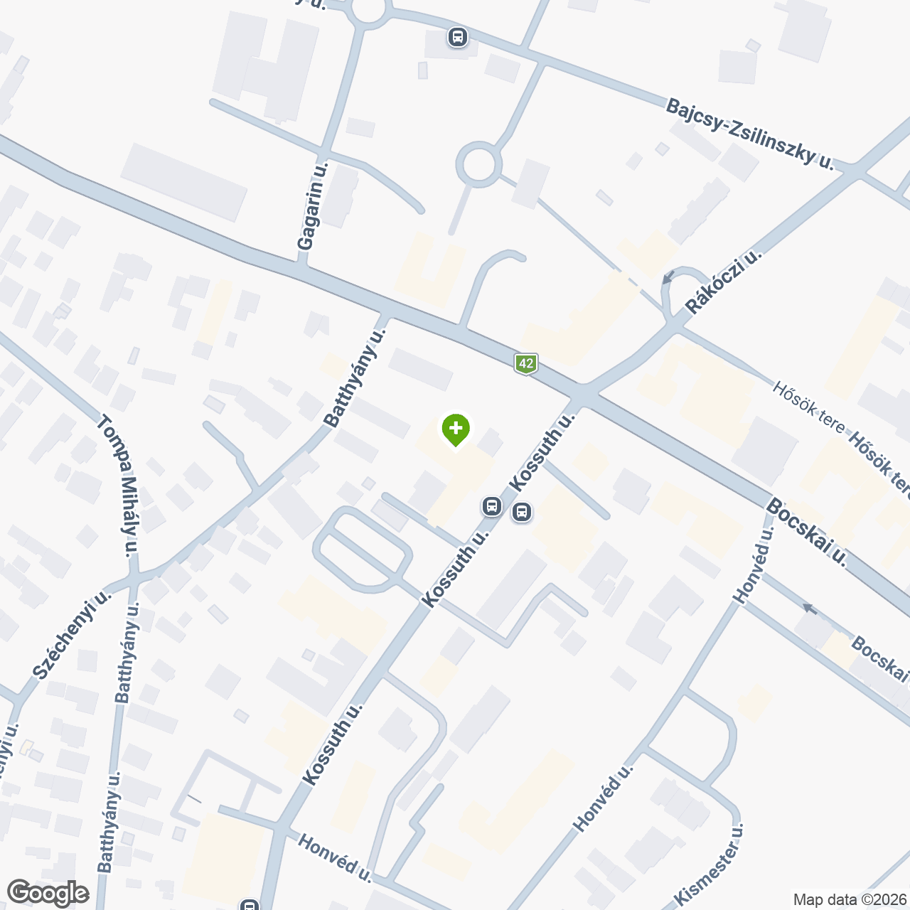 A gyógyszertár címe