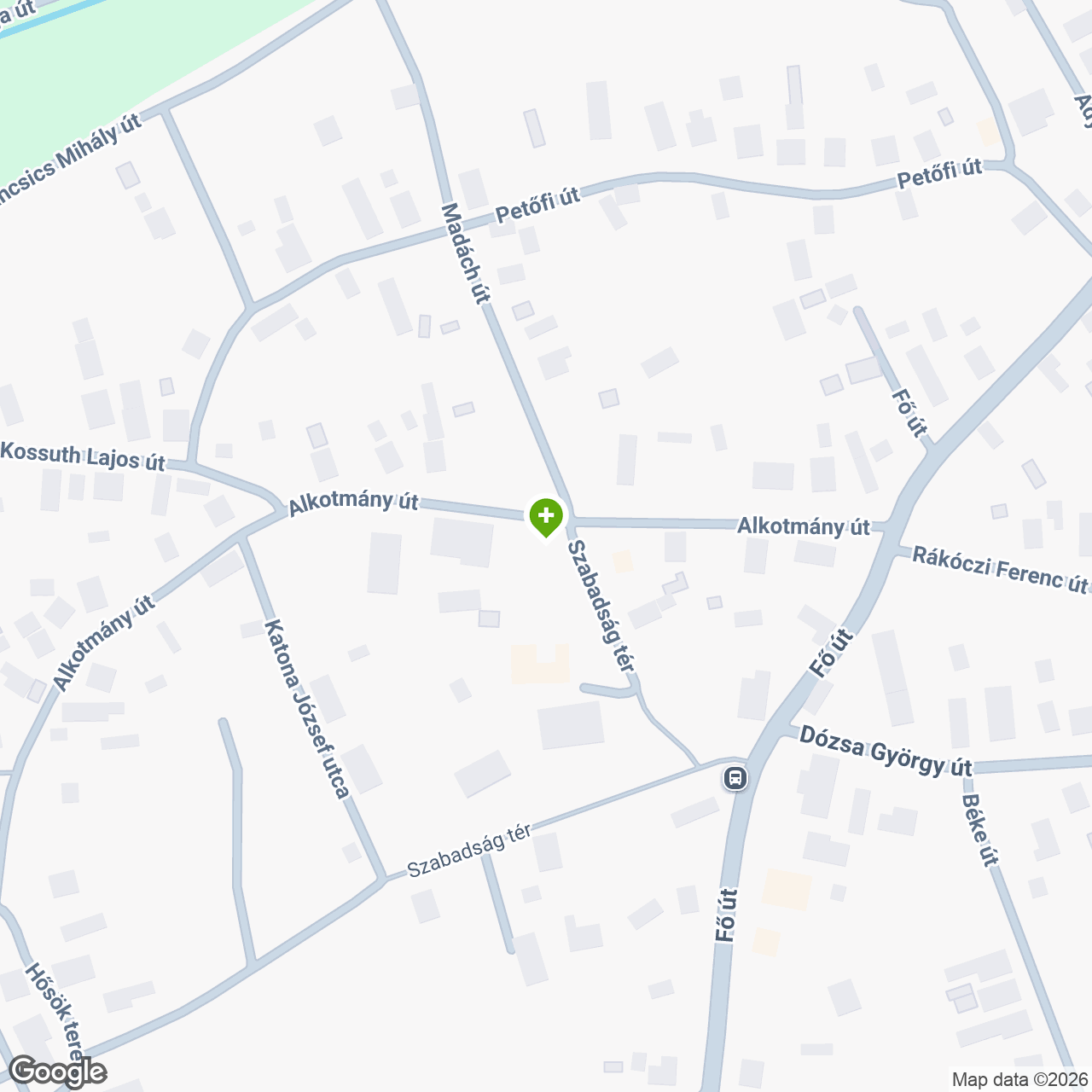 A gyógyszertár címe