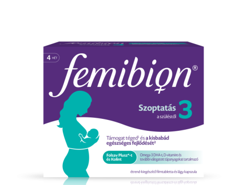 Femibion 3 Szoptatás étrend-kiegészítő 28 db kapszula + 28 db tabletta