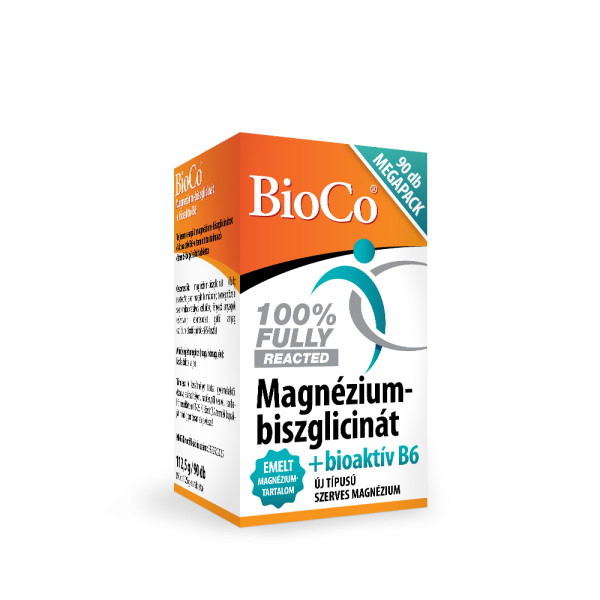 BioCo Magnézium-biszglicinát + bioaktív B6 MEGAPACK 90 db tabletta